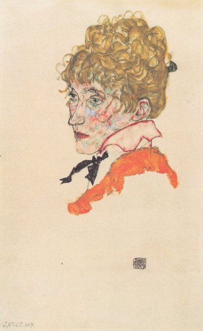 Bildnis Edith Schiele von Egon Schiele